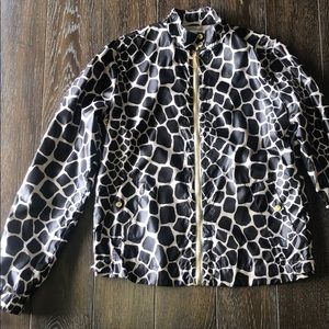 Liz Claiborne Giraffe Print Windbreaker 🖤
